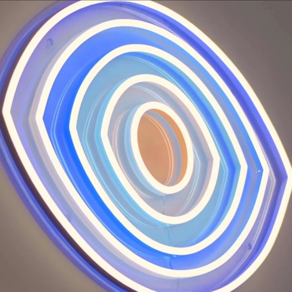 🆕 YELLOWPOP Blue (EYE) LED neon WALL LIGHT SIGN